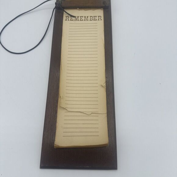 Vintage House Of Lloyd "Remember" Memo Board, General Store W/Pencil 16.5” X 4” - Picture 7 of 15